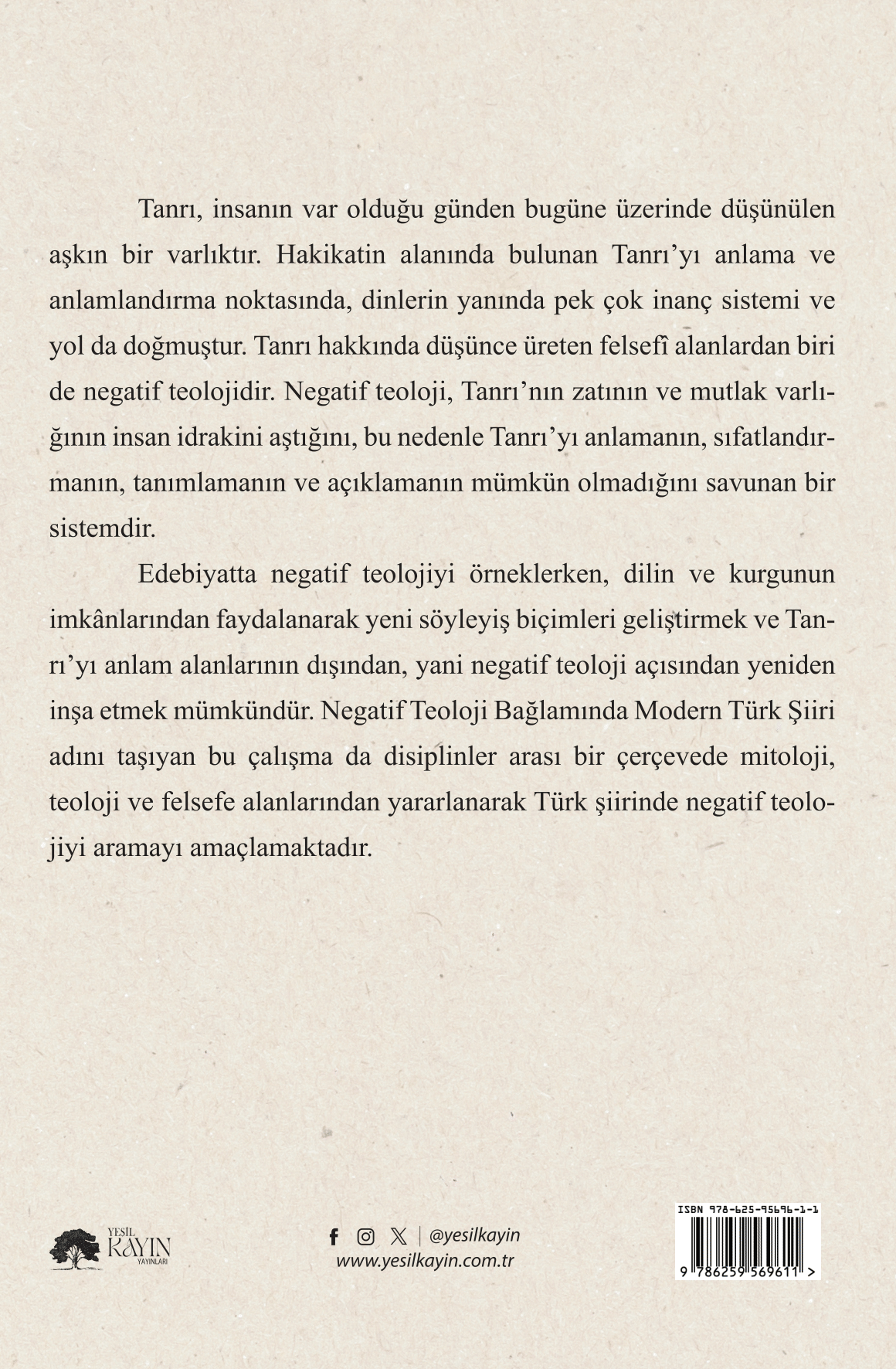 Selçuk Hüseyin Gazi Karatay - Negatif Teoloji Bağlamında Modern Türk Şiiri