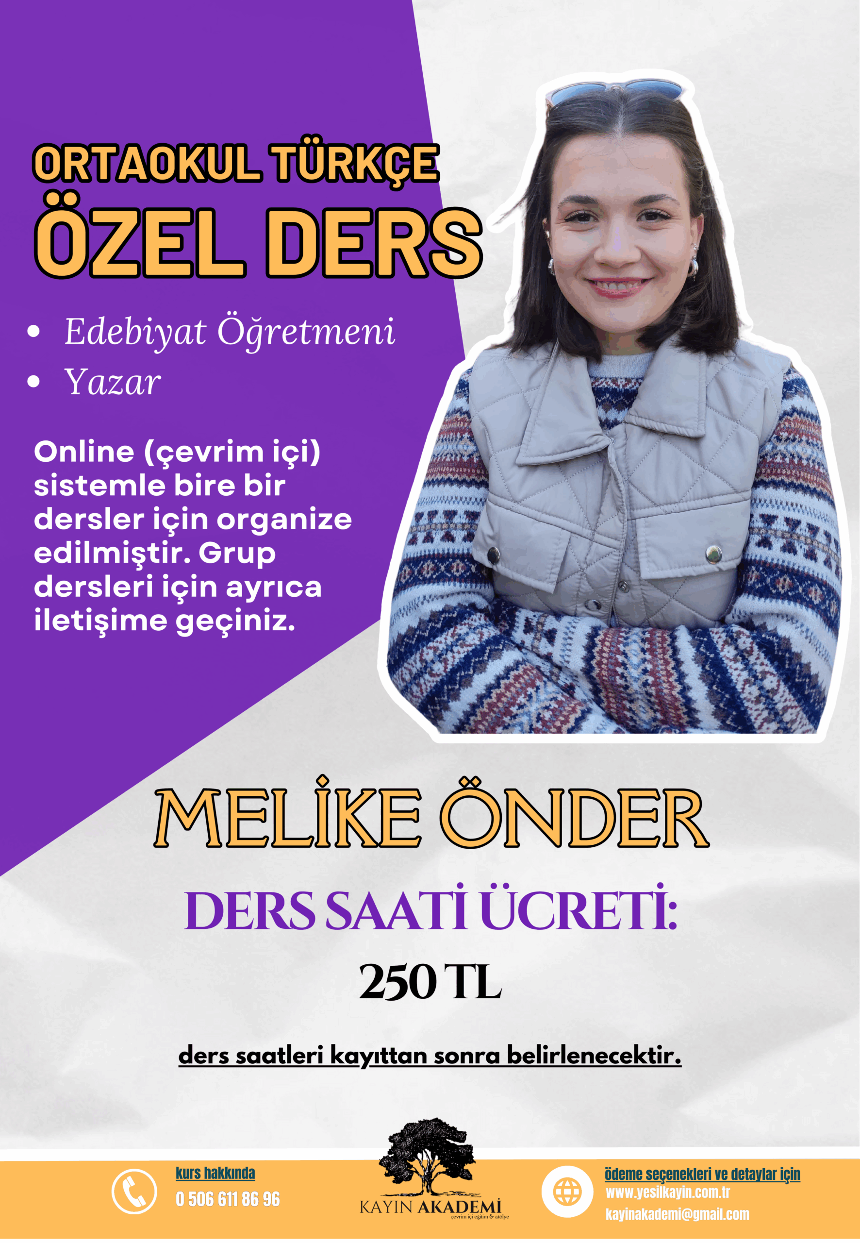 KAYIN AKADEMİ SİTE (2)aaaaaaaaa ORTAOKUL TÜRKÇE ÖZEL DERS - Melike Önder